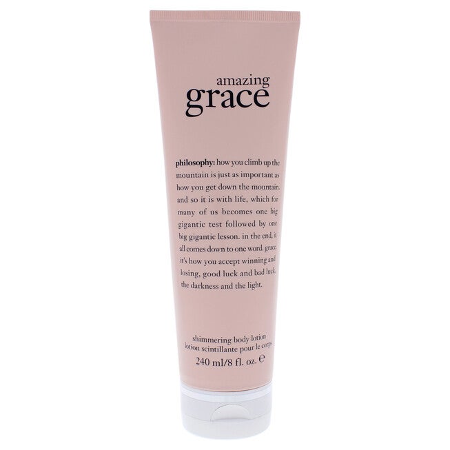 Amazing Grace Shimmering Body Lotion by Philosophy for Unisex - 8 oz Body Lotion, See Description, hi-res image number 0