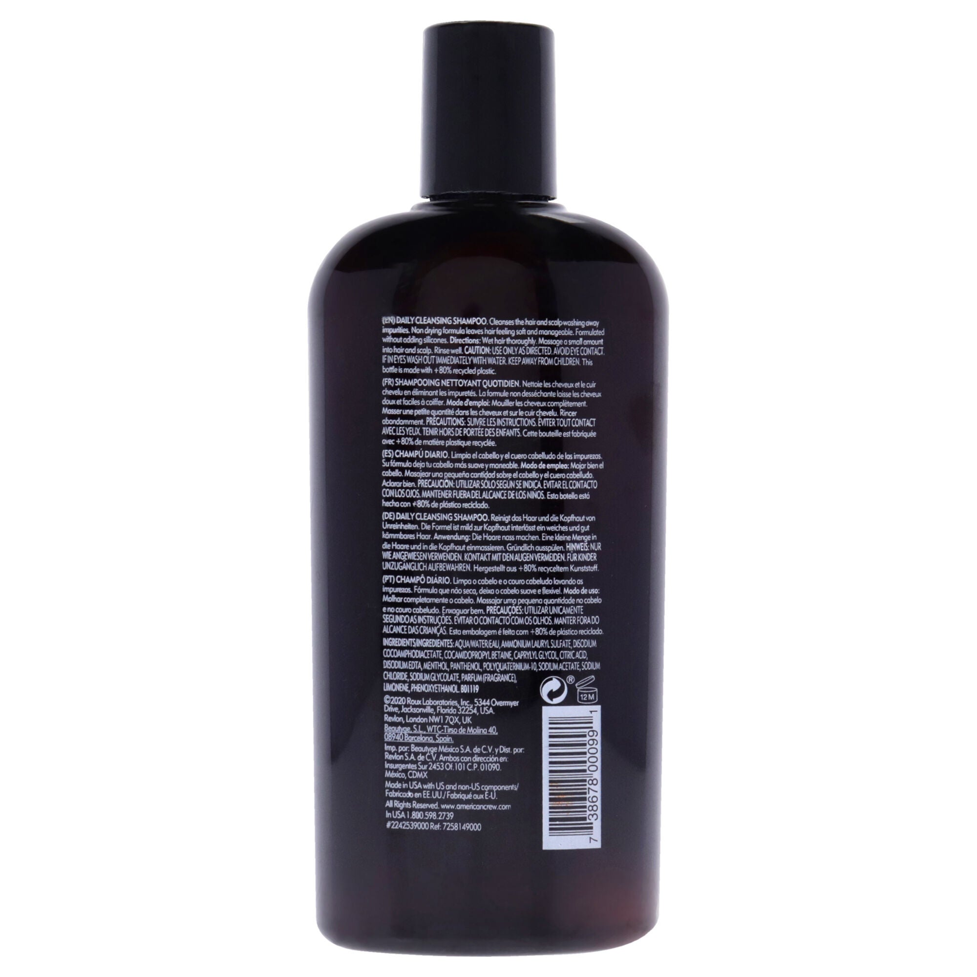 Daily Cleansing Shampoo by American Crew for Unisex - 15.2 oz Shampoo, , alternate image number 2