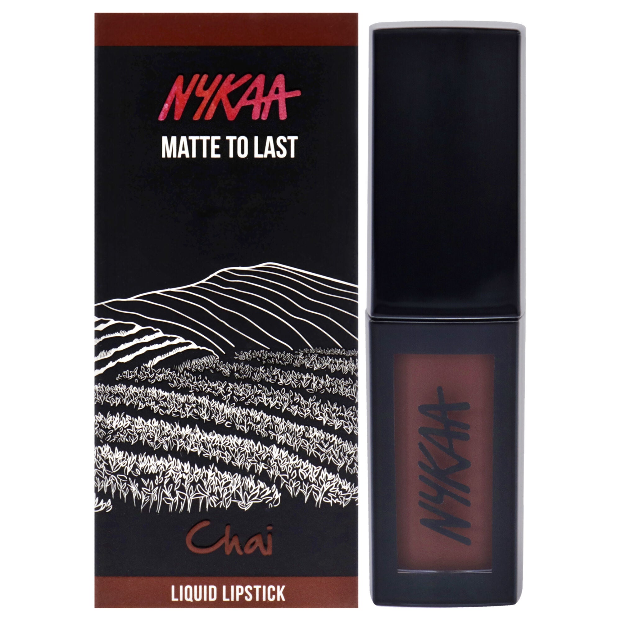 Matte to Last Liquid Lipstick - 18 Chai by Nykaa Cosmetics for Women - 0.16 oz Lipstick, See Description, hi-res image number 0