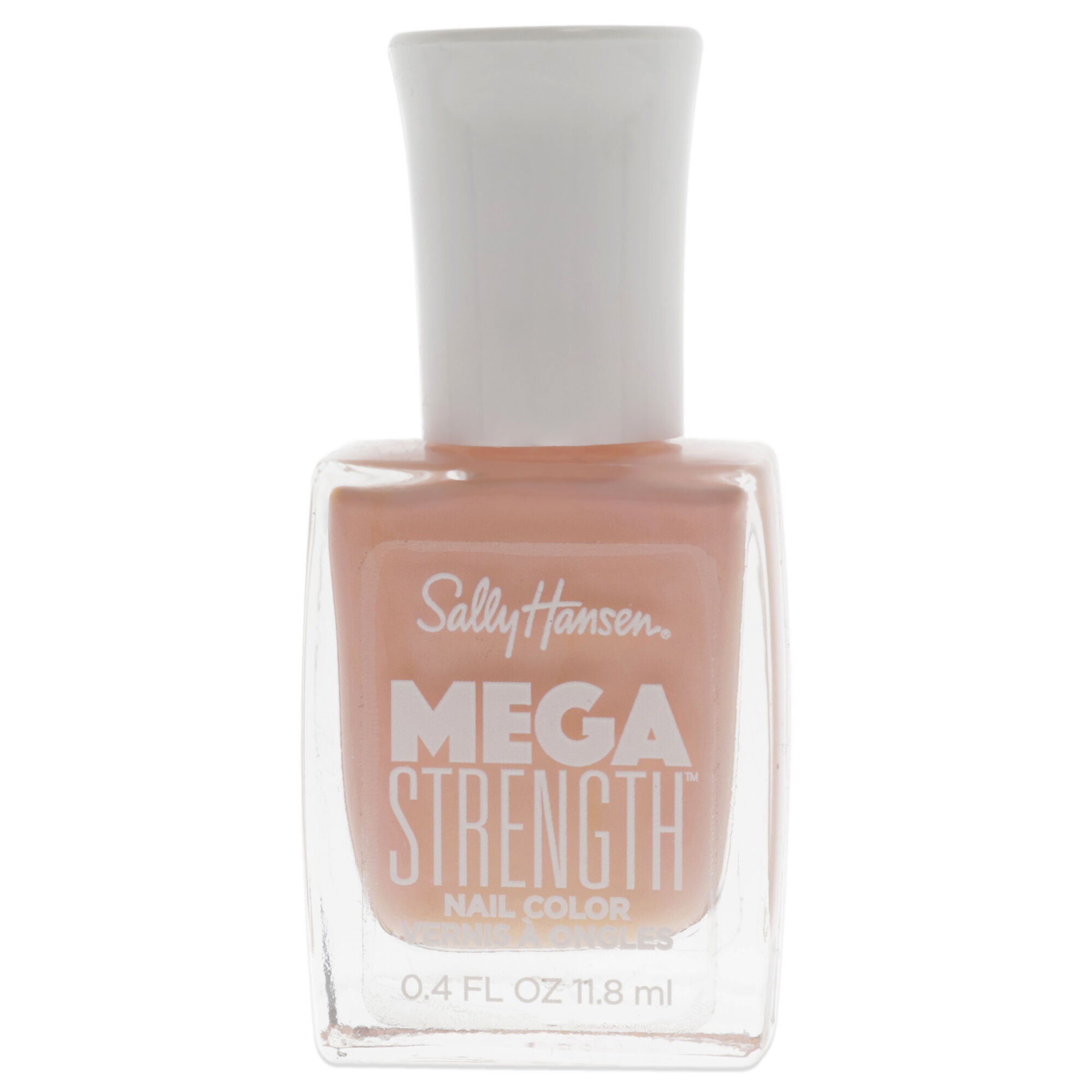 Mega Strength Nail Color - 071 I Ap Peach Iate You by Sally Hansen for Women - 0.4 oz Nail Polish, See Description, hi-res image number 0