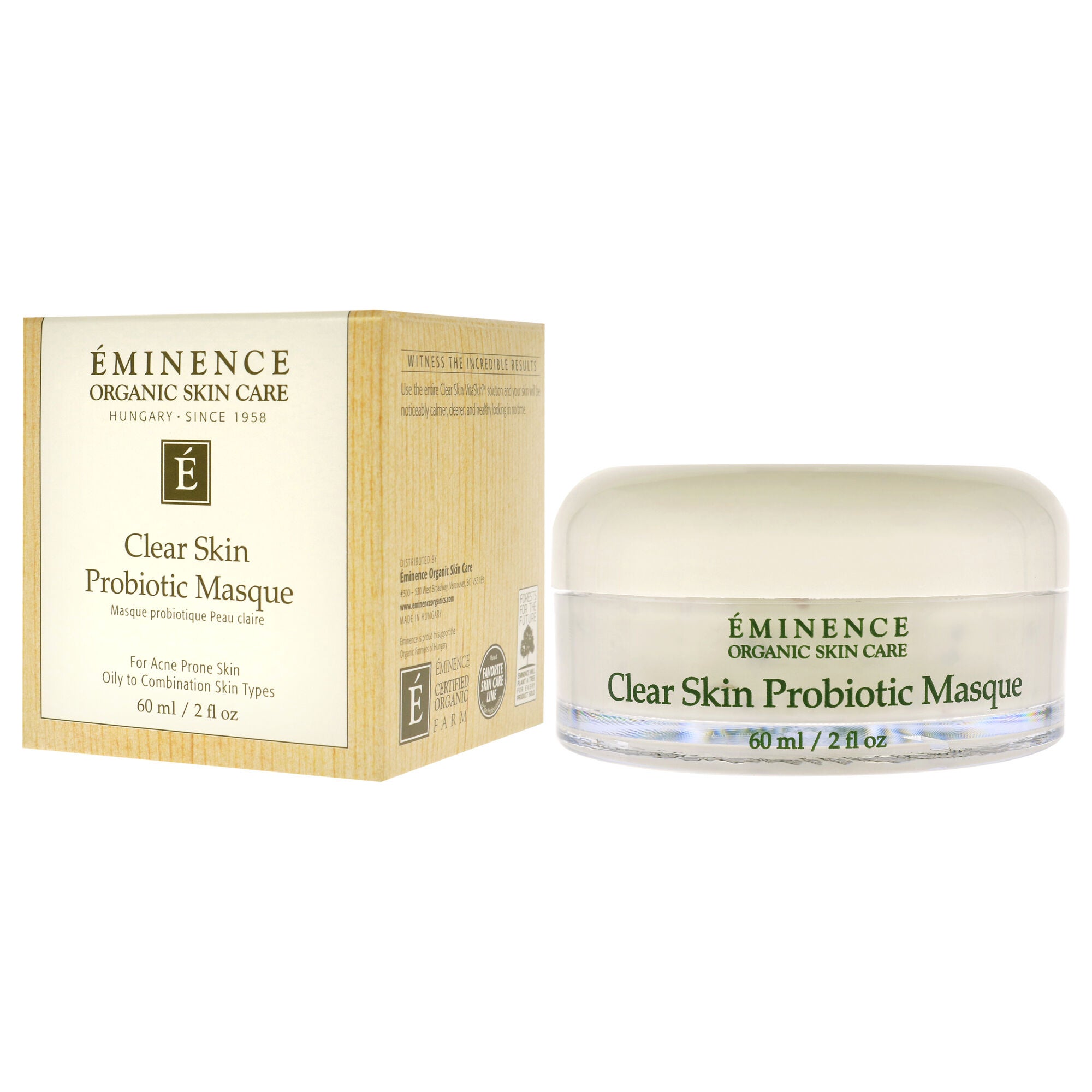 Clear Skin Probiotic Masque by Eminence for Unisex - 2 oz Mask, , alternate image number 7