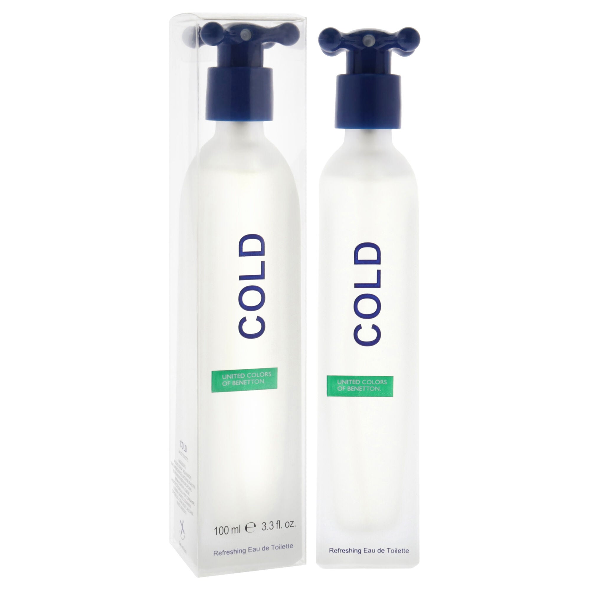 Cold by United Colors of Benetton for Men - 3.3 oz EDT Spray, See Description, alternate image number 1