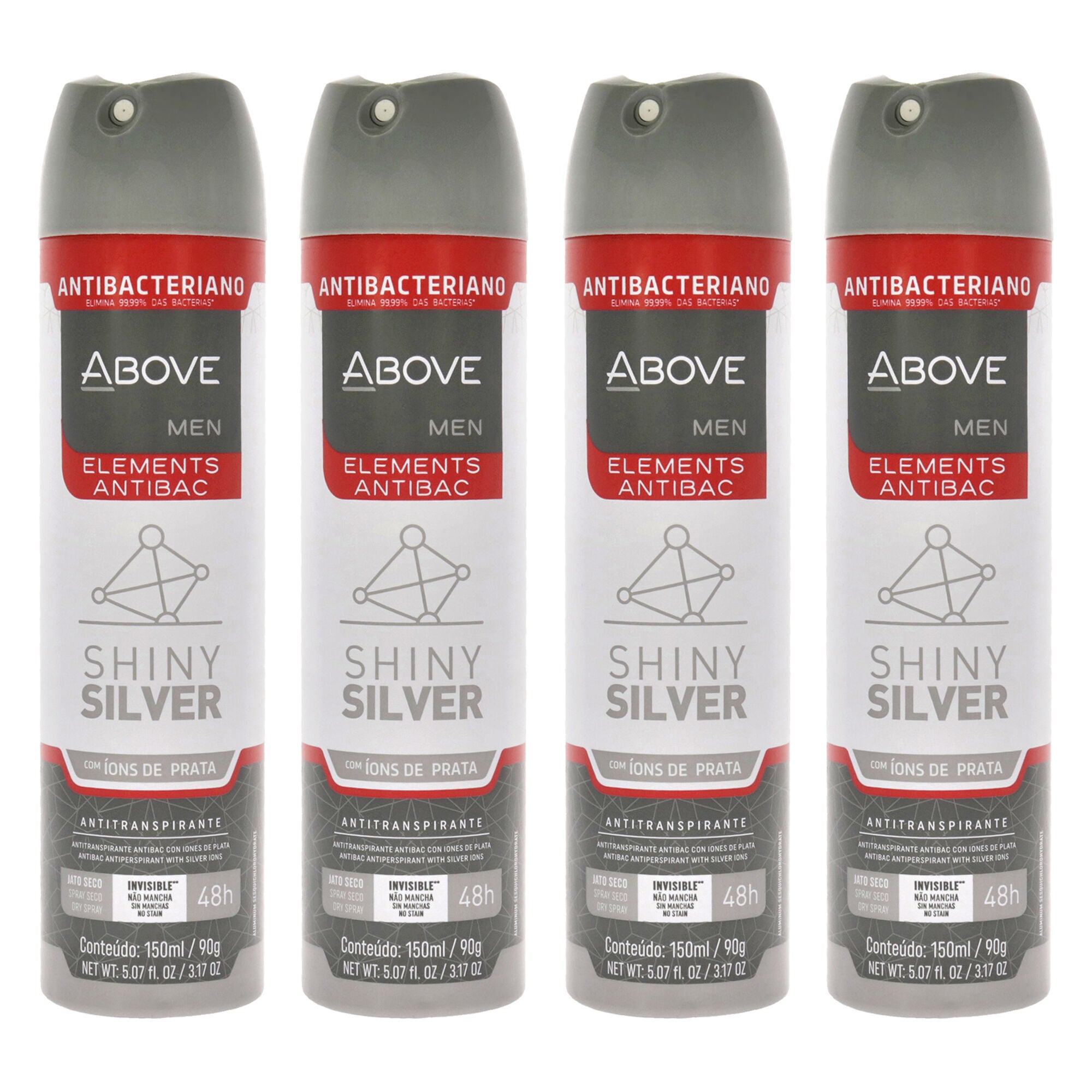 48 Hours Elements Antibac Antiperspirant Deodorant Shine Silver by