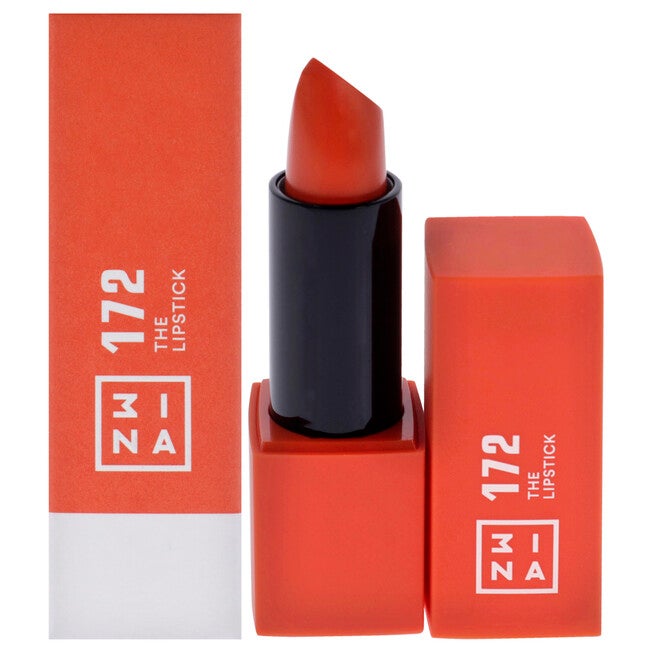 The Lipstick - 172 Bright Sunset Orange by 3INA for Women - 0.16 oz Lipstick, NA, hi-res image number null