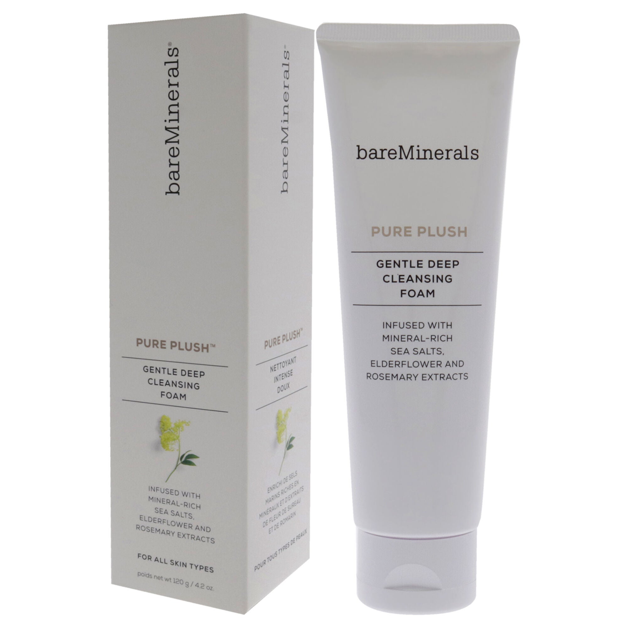 Pure Plush Gentle Deep Cleansing Foam by bareMinerals for Unisex - 4.2 oz Cleanser, , alternate image number 7