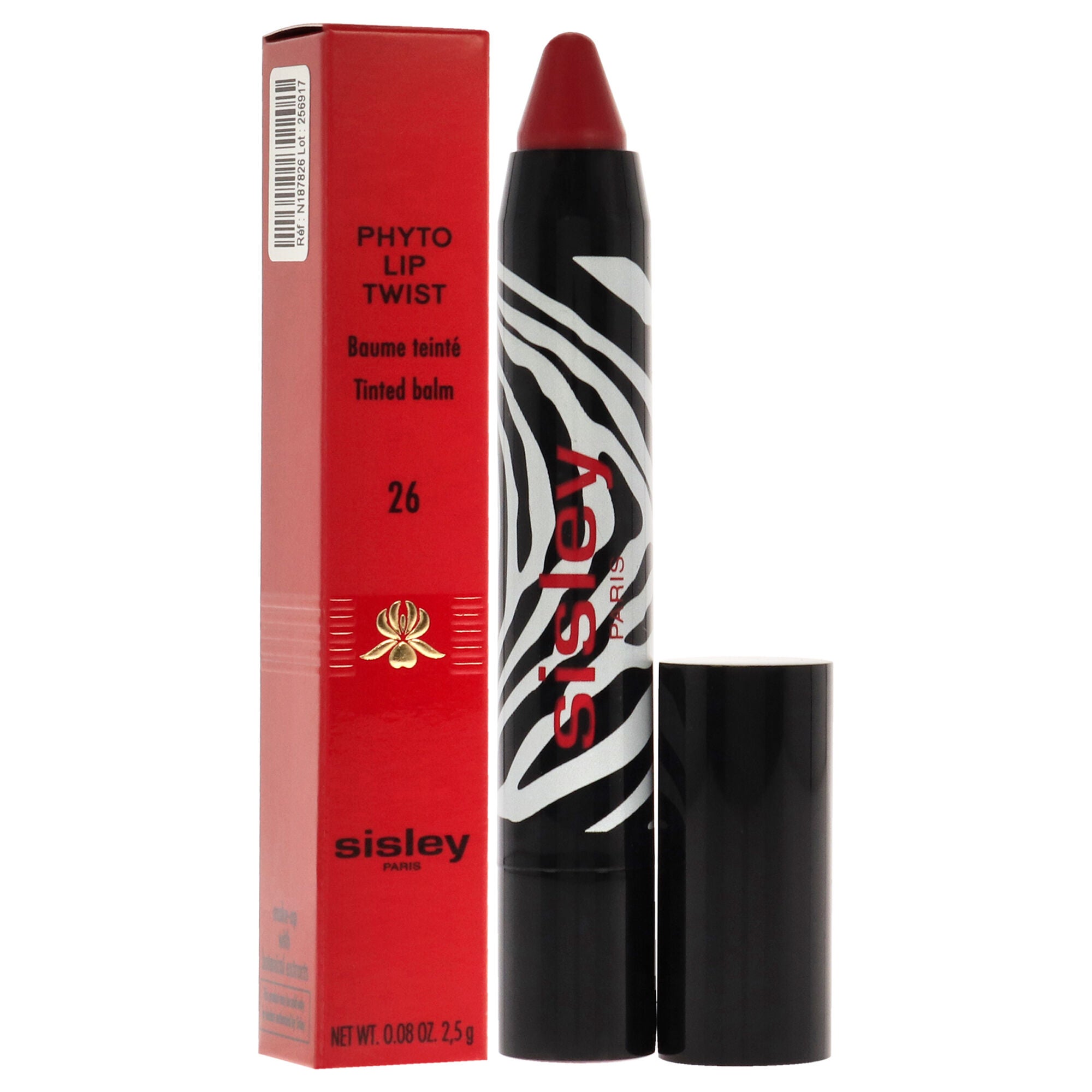 Phyto Lip Twist - 26 True Red by Sisley for Women - 0.08 oz Lipstick, See Description, alternate image number 2