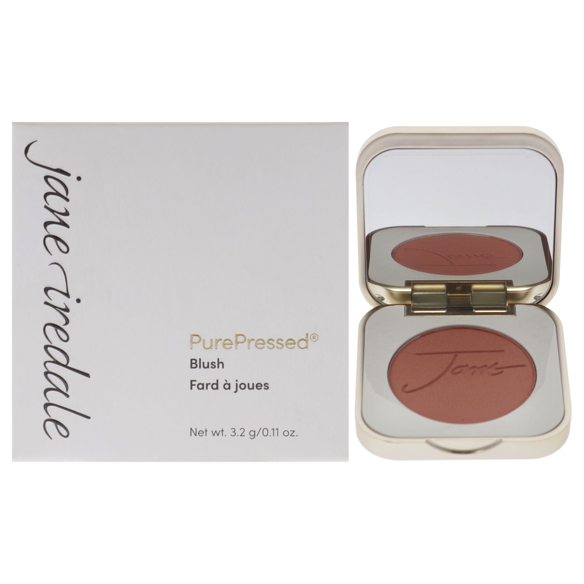 PurePressed Blush - Mocha by Jane Iredale for Women - 0.11 oz Blush, See Description, hi-res image number 0