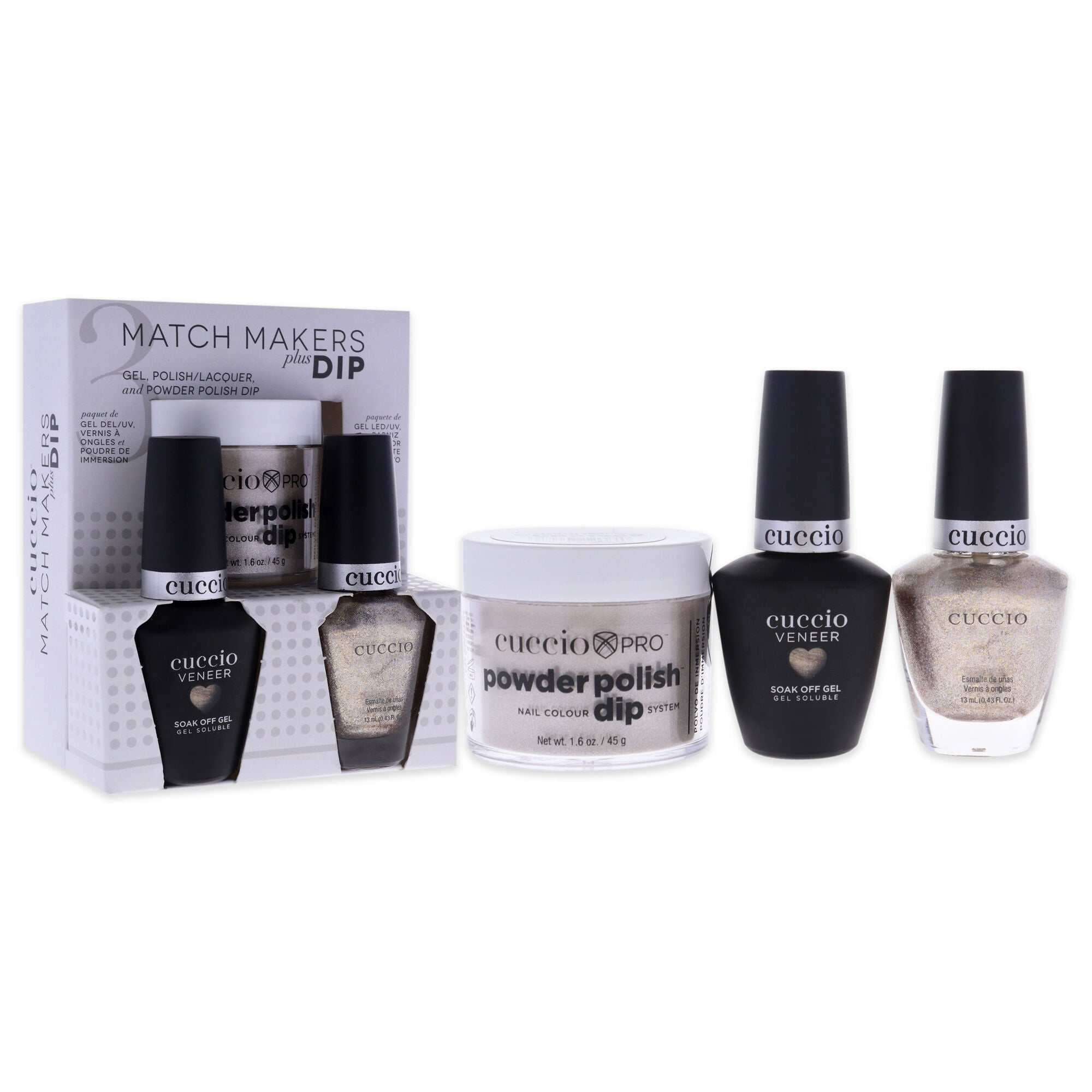 Match Makers Plus Dip - Pop Fizz Clink by Cuccio Colour for Women - 3 Pc, See Description, alternate image number 1