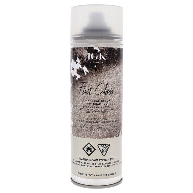 First Class Charcoal Detox Dry Shampoo by IGK for Unisex - 6.3 oz Dry Shampo, See Description, hi-res image number 0