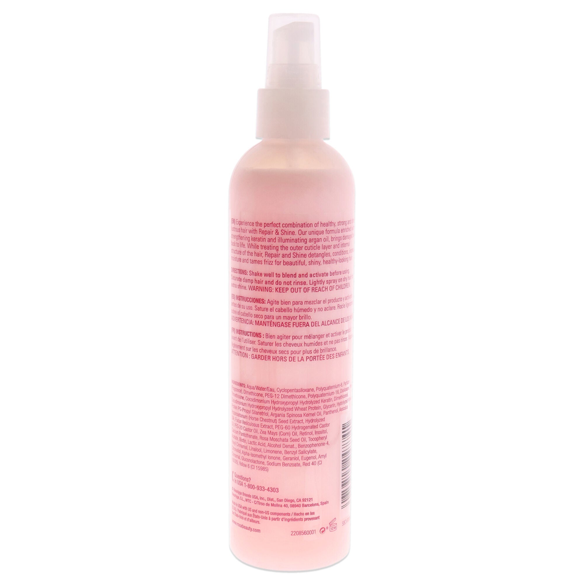Keratin Repair and Shine Leave-In Treatment for Damaged Hair by Roux for Unisex - 8.45 oz Treatment, See Description, alternate image number 2
