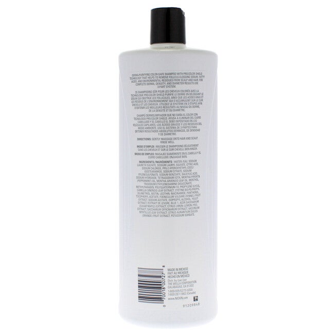System 3 Cleanser Shampoo by Nioxin for Unisex - 33.8 oz Shampoo, NA, alternate image number null