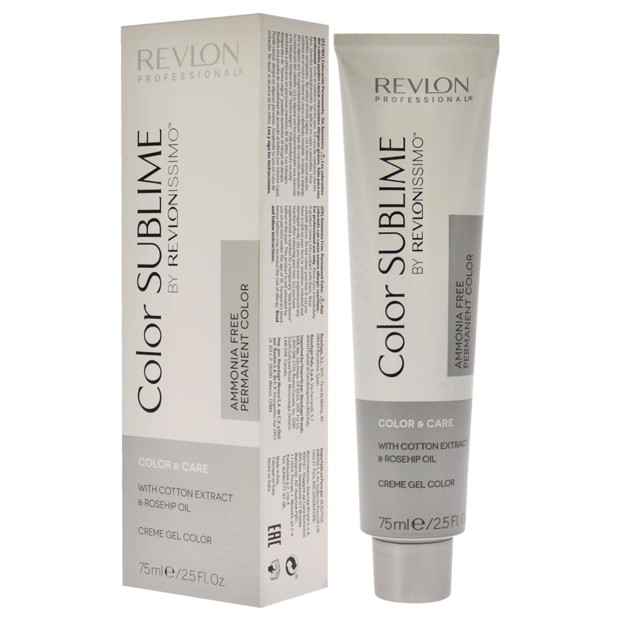 Revlonissimo Color Sublime - 10.1 Pale Ash Blonde by Revlon for Unisex - 2.5 oz Hair Color, See Description, alternate image number 3