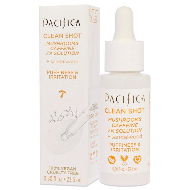 Clean Shot Mushrooms and Caffeine 7 Percent by Pacifica for Unisex - 0.80 oz Serum, , alternate image number 8