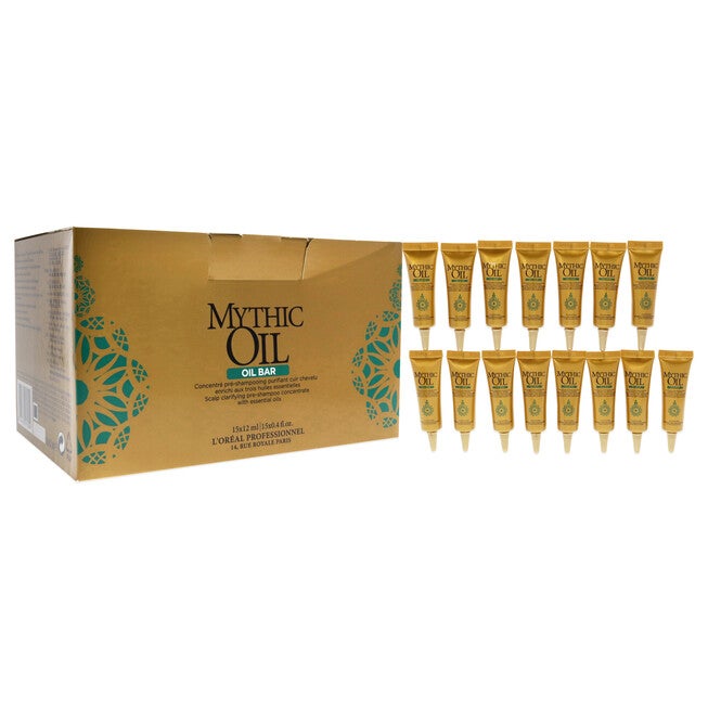 Mythic Oil Bar Scalp Clarifying Pre-Shampoo by LOreal Professional for Unisex - 15 x 0.4 oz Treatment, , alternate image number null