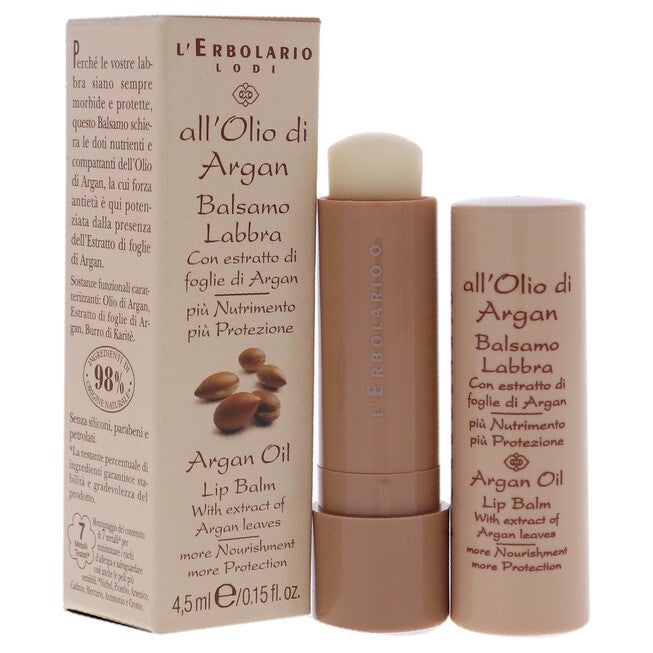 Lip Balm - Argan Oil by LErbolario for Unisex - 0.15 oz Lip Balm, See Description, alternate image number 2