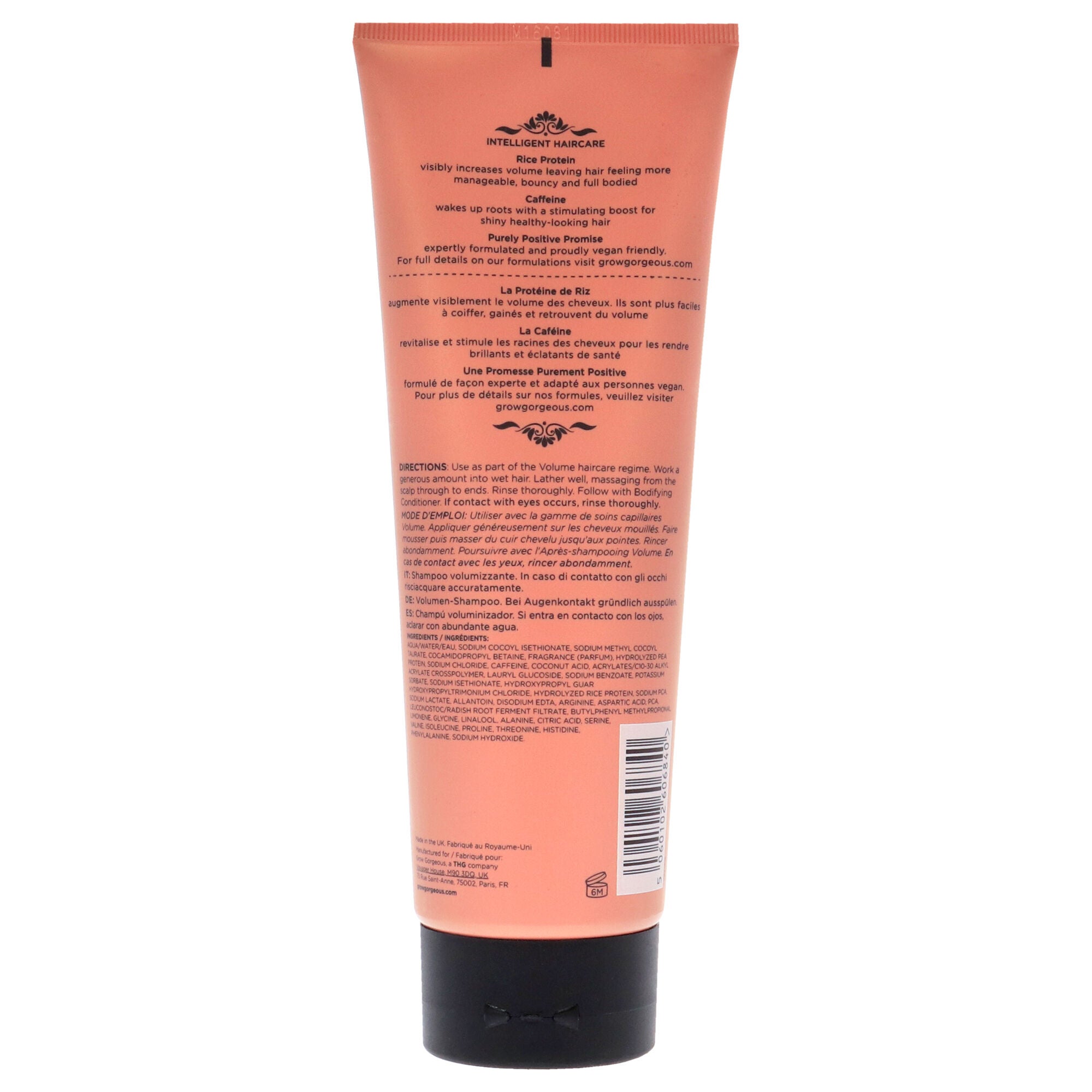 Volume Bodifying Shampoo by Grow Gorgeous for Unisex - 8.4 oz Shampoo, See Description, alternate image number 2