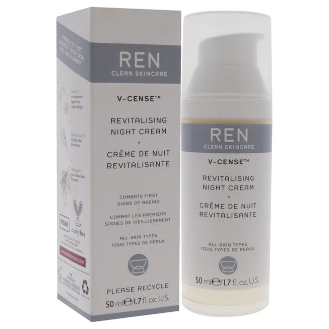 V-Cense Revitalising Night Cream by REN for Unisex - 1.7 oz Cream, , alternate image number 6
