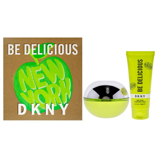 DKNY Be Delicious by Donna Karan for Women - 2 Pc Gift Set 3.4oz EDP Spray, 3.4oz Body Lotion, See Description, hi-res image number 0