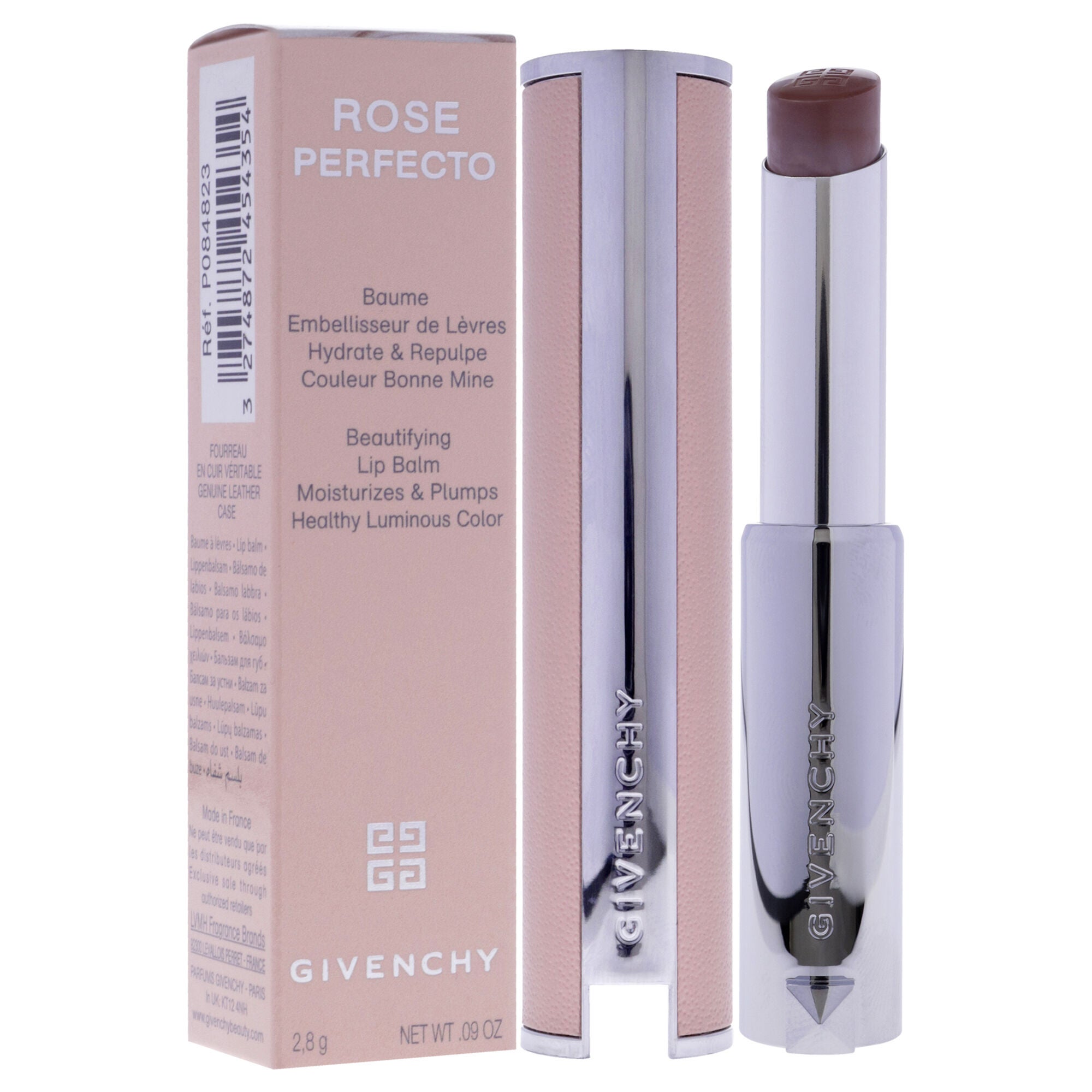Rose Perfecto Beautifying Lip Balm - 111 Soft Nude by Givenchy for Women - 0.09 oz Lip Balm, See Description, alternate image number 2