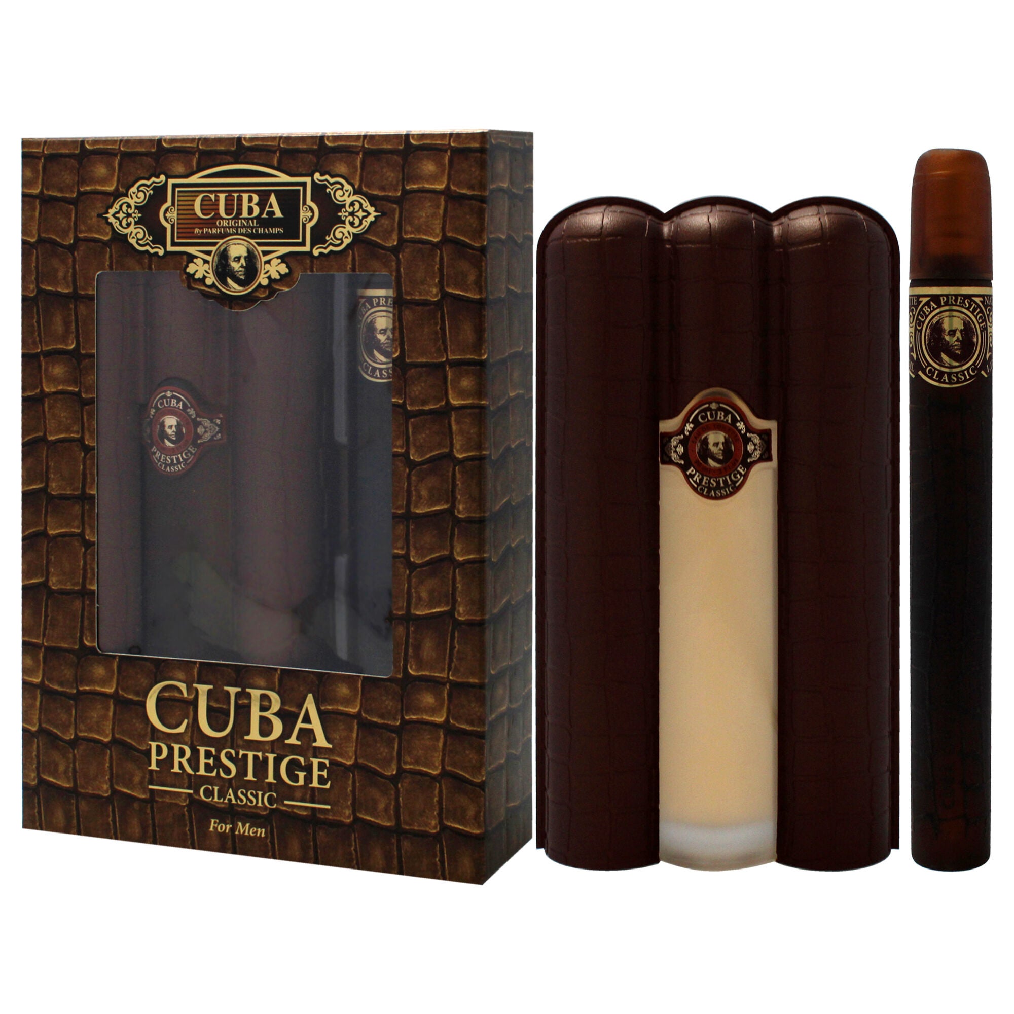 Cuba Prestige Classic by Cuba for Men - 2 Pc Gift Set 3oz EDT Spray, 1.17oz EDT Spray, , alternate image number 7