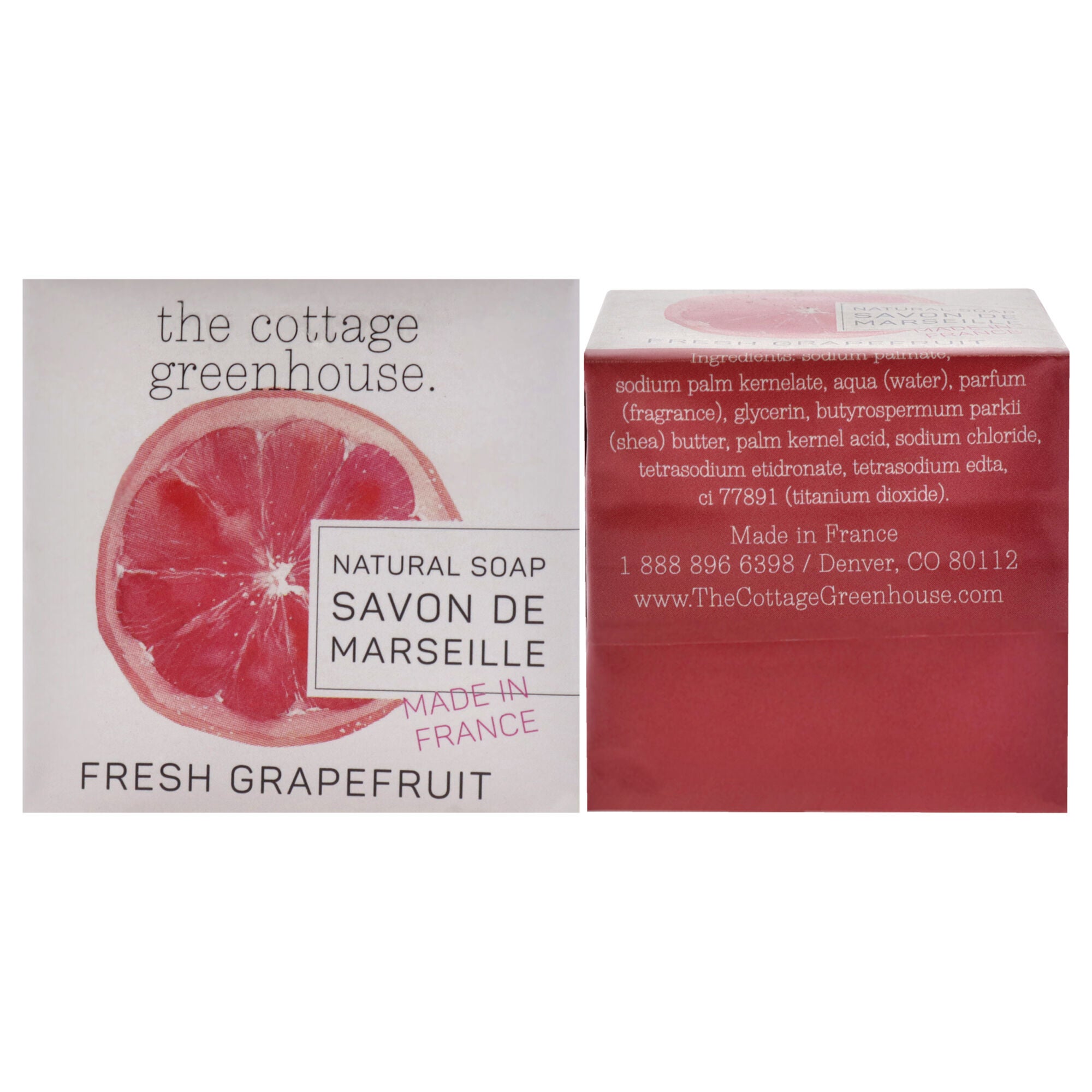 Fresh Soap - Grapefruit by The Cottage Greenhouse for Unisex - 3.5 oz Soap, See Description, hi-res image number 0