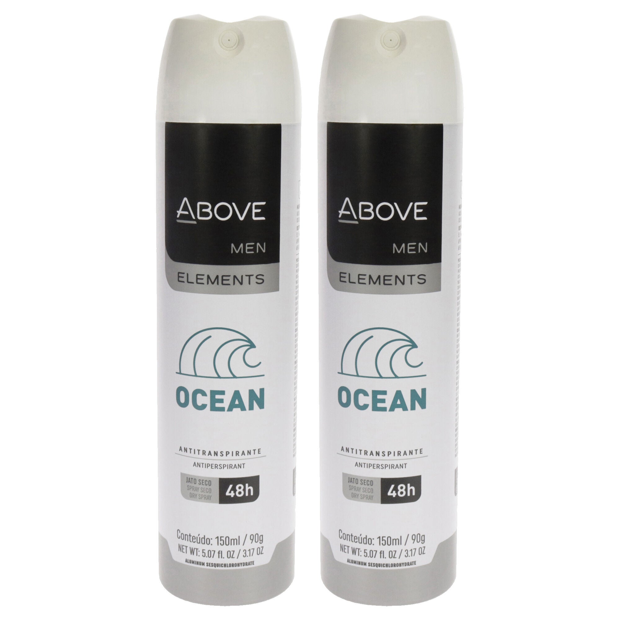 48 Hours Element Antiperspirant Deodorant - Ocean by Above for Men - 3.17 oz Deodorant Spray - Pack of 2, See Description, hi-res image number 0