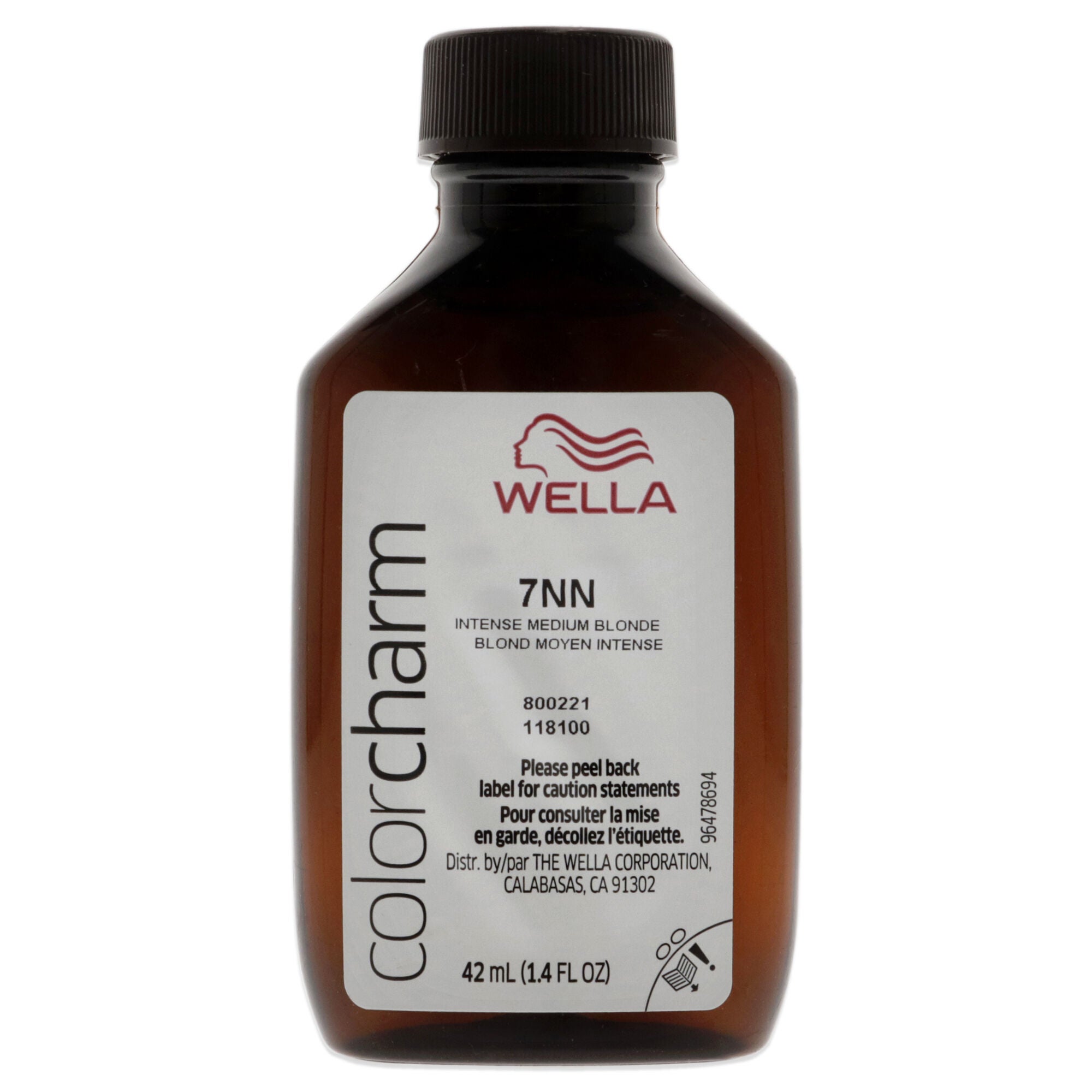 Color Charm Permanent Liquid Hair Color - 7NN Intense Medium Blonde by Wella for Unisex - 1.42 oz Hair Color, See Description, alternate image number 1