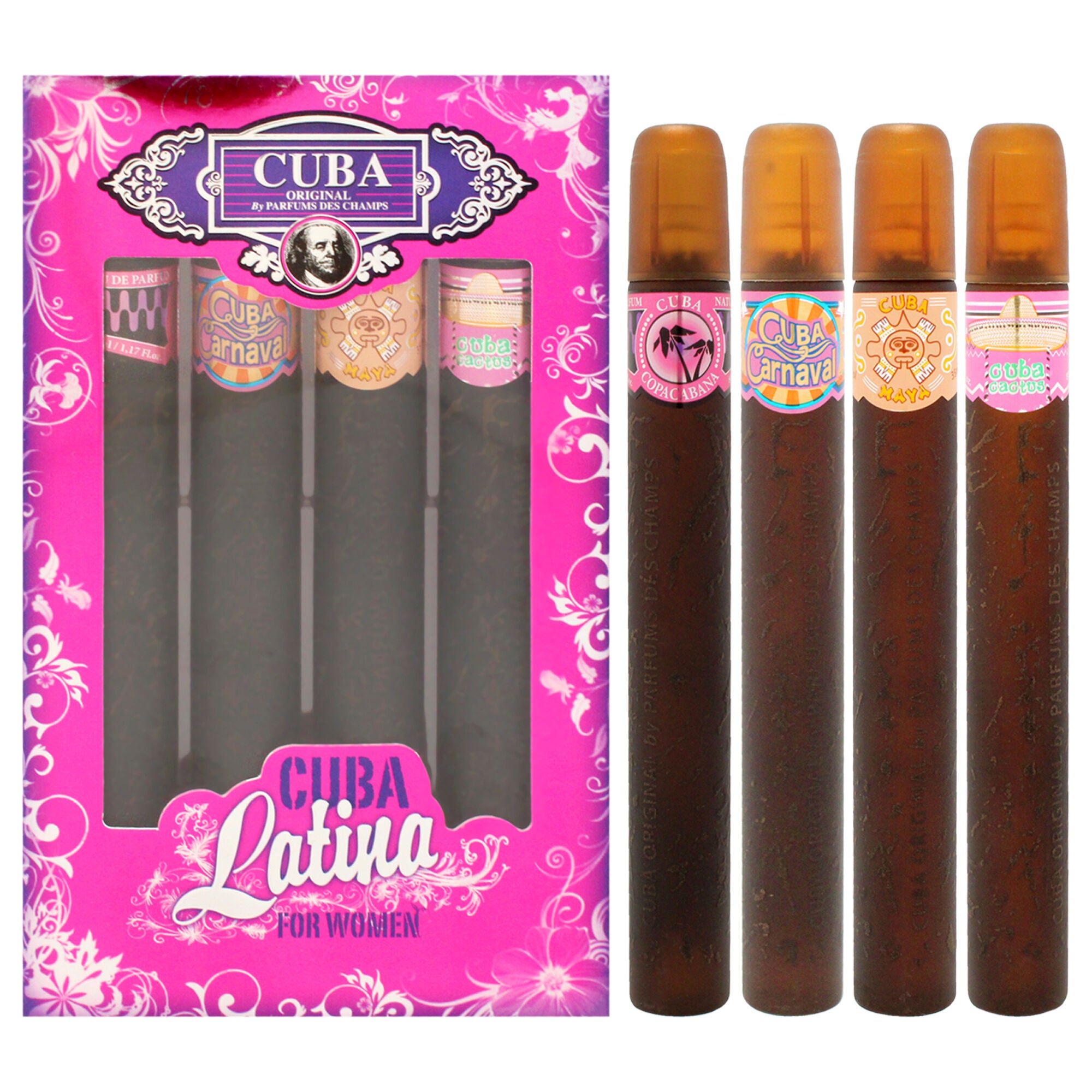 Cuba Latino Collection by Cuba for Women - 4 Pc Gift Set, See Description, hi-res image number 0