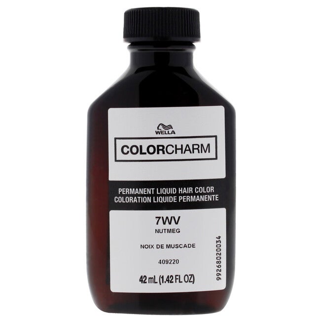Color Charm Permanent Liquid Hair Color - 7WV Nutmeg by Wella for Unisex - 1.42 oz Hair Color, See Description, alternate image number null