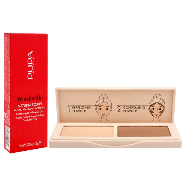 Wonder Me Natural Sculpt - 002 Medium-Dark Skin by Pupa Milano for Women - 0.282 oz Makeup, NA, alternate image number null