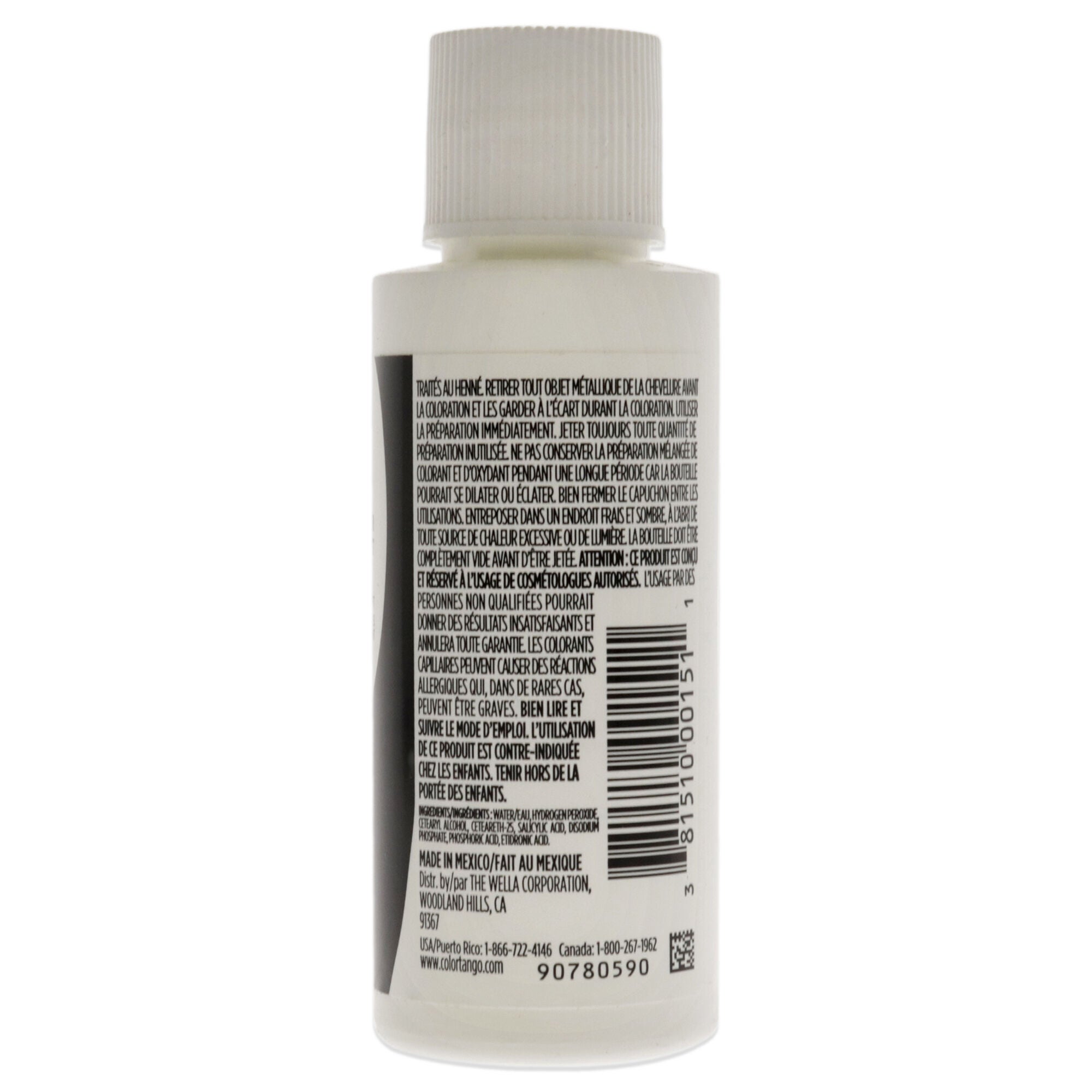 Color Tango 30 Volume Creme Developer by Wella for Unisex - 2 oz Lightener, See Description, alternate image number 2