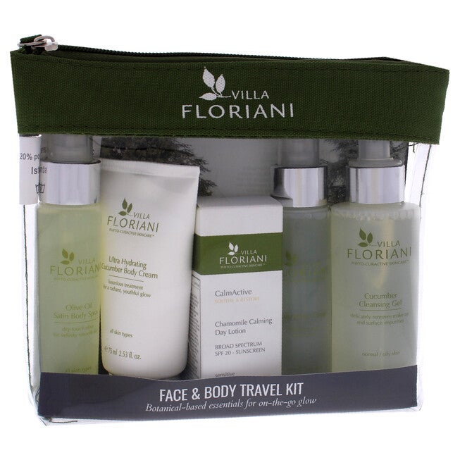 Face and Body Travel Kit by Villa Floriani for Women - 5 Pc Gift Set, , alternate image number null