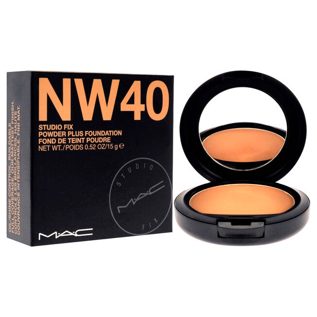 Studio Fix Powder Plus Foundation - NW40 by MAC for Women - 0.52 oz Foundation, NA, alternate image number null