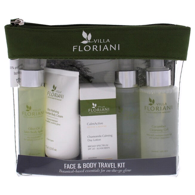 Face and Body Travel Kit by Villa Floriani for Women - 5 Pc Gift Set, NA, hi-res image number null