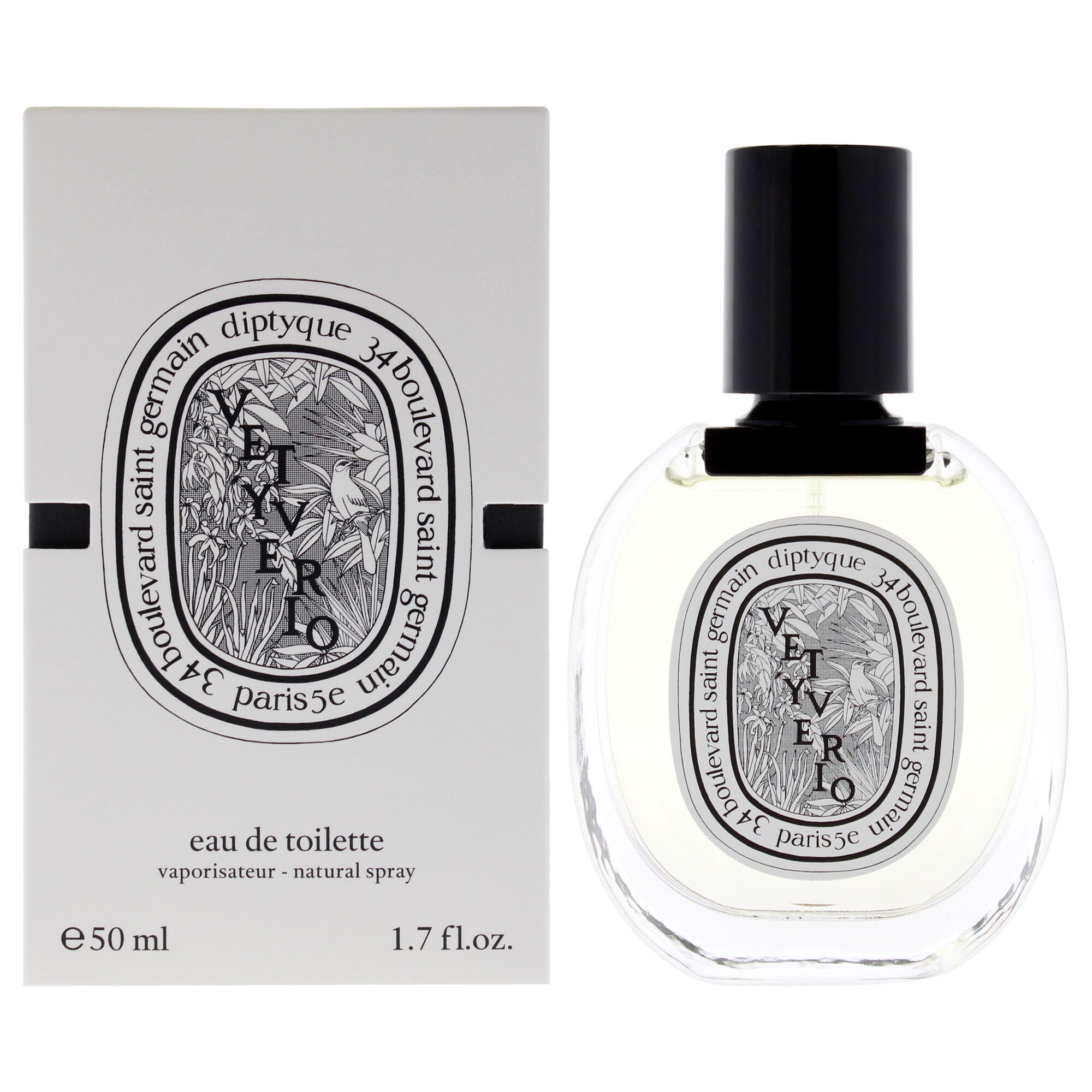 Vetyverio by Diptyque for Women - 1.7 oz EDT Spray, See Description, hi-res image number 0