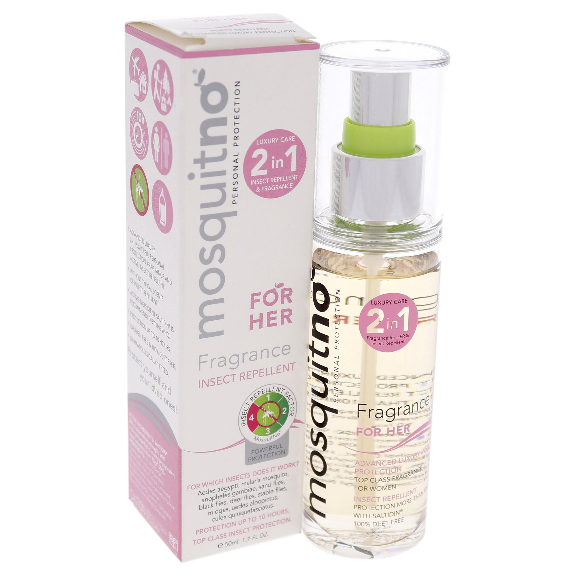 Mosquitno Fragrance Her by Mosquitno for Women - 1.7 oz Body Spray, , alternate image number 7