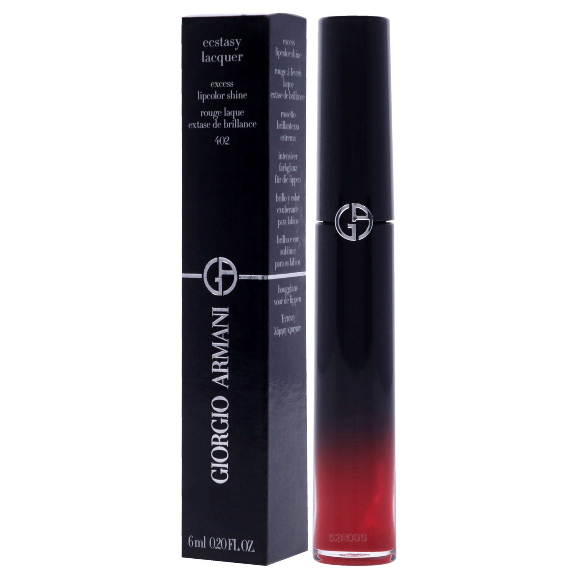 Ecstasy Lacquer Excess Lipcolor Shine - 402 Red-to-Go by Giorgio Armani for Women - 0.2 oz Lip Gloss, See Description, alternate image number 3