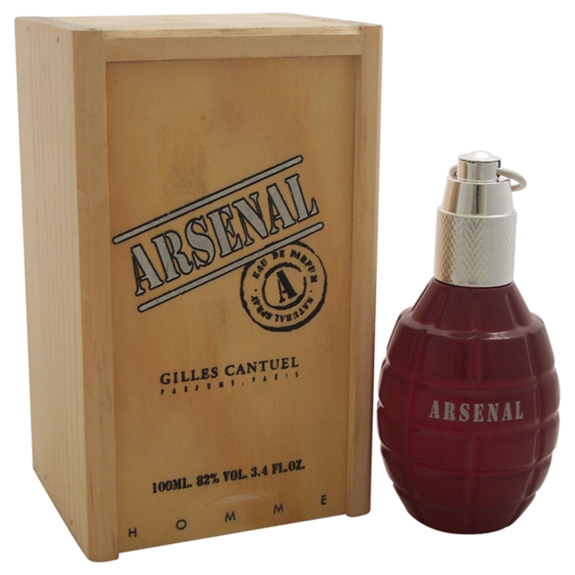 Arsenal Red by Gilles Cantuel for Men - 3.4 oz EDP Spray, See Description, hi-res image number 0