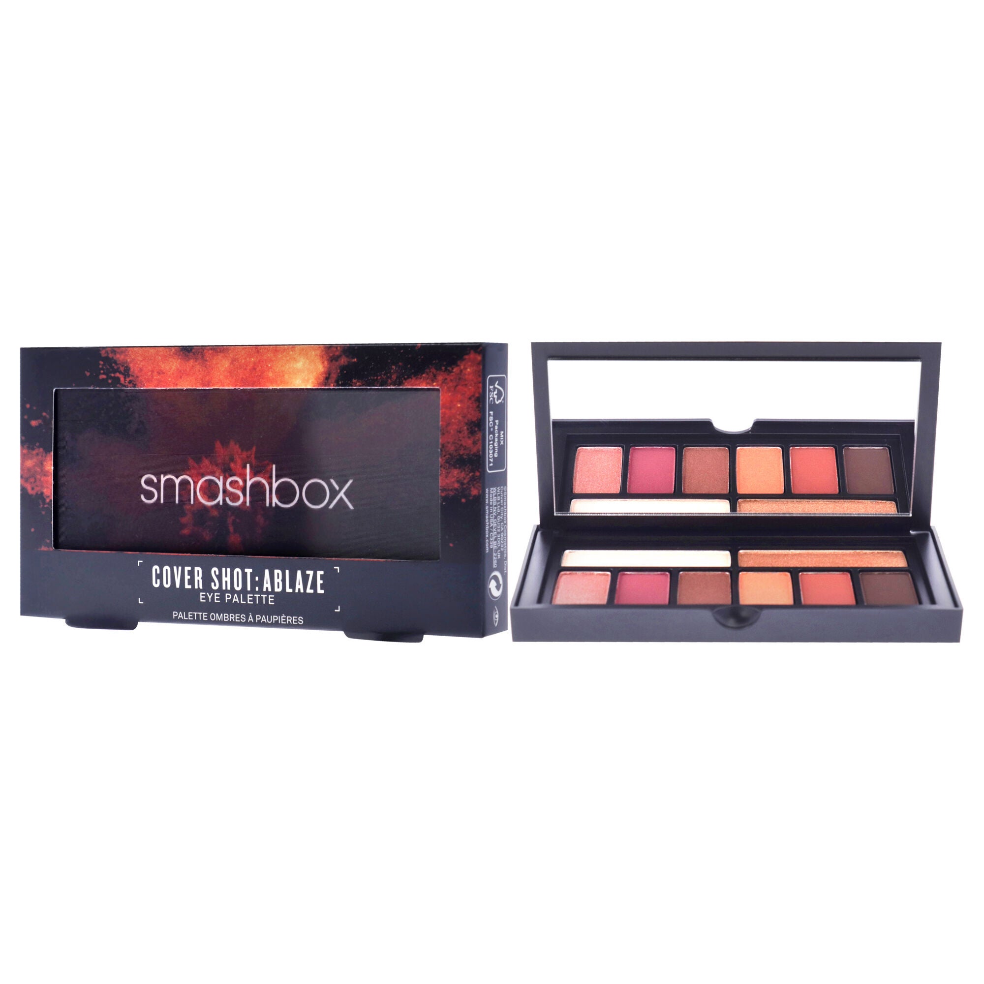 Cover Shot Eye Palettes - Ablaze by SmashBox for Women - 0.21 oz Eye Shadow, , alternate image number 7