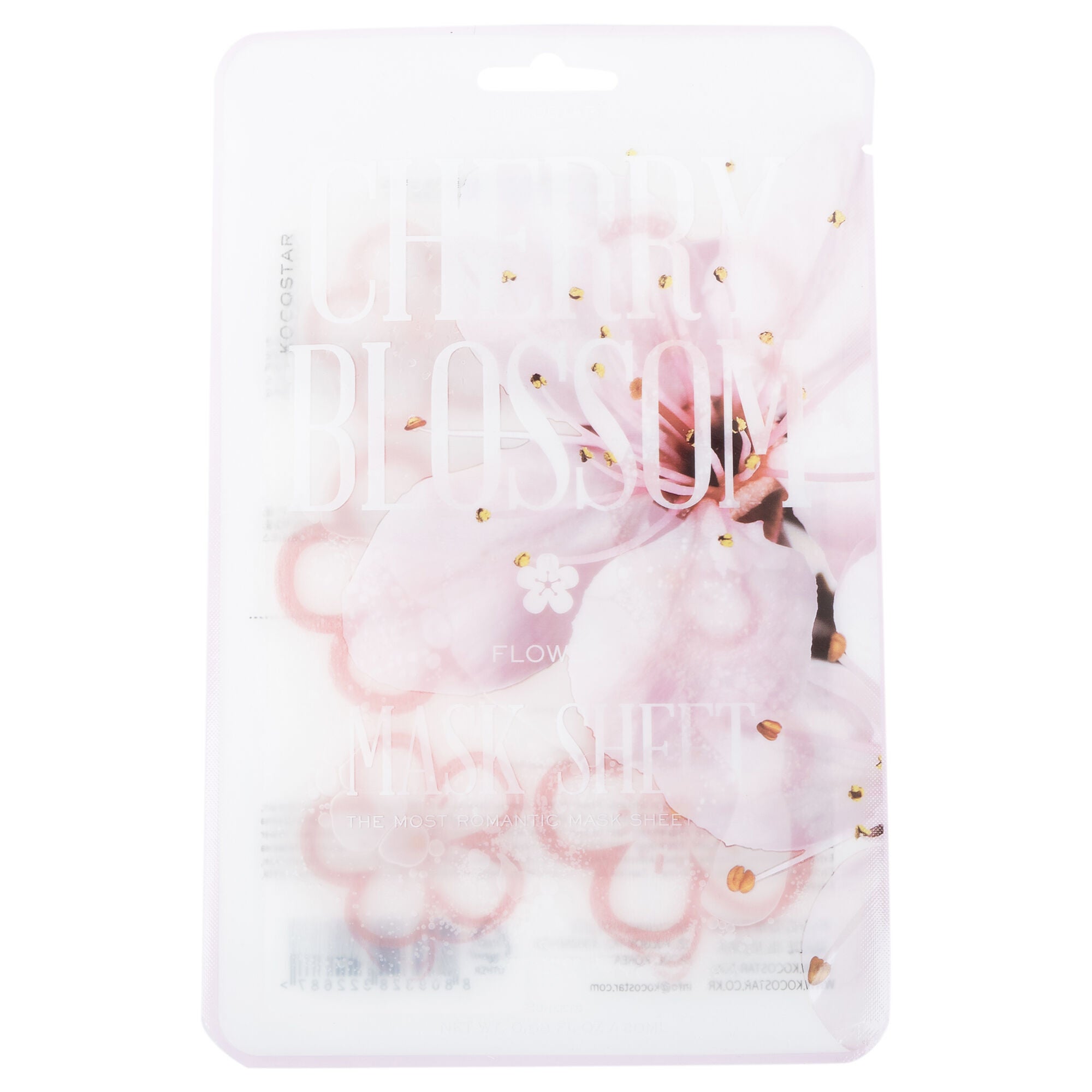 Slice Sheet Mask - Cherry Blossom by Kocostar for Unisex - 1 Pc Mask, See Description, alternate image number 2