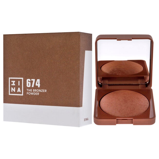 The Bronzer Powder - 674 by 3INA for Women - 0.25 oz Bronzer, , alternate image number null
