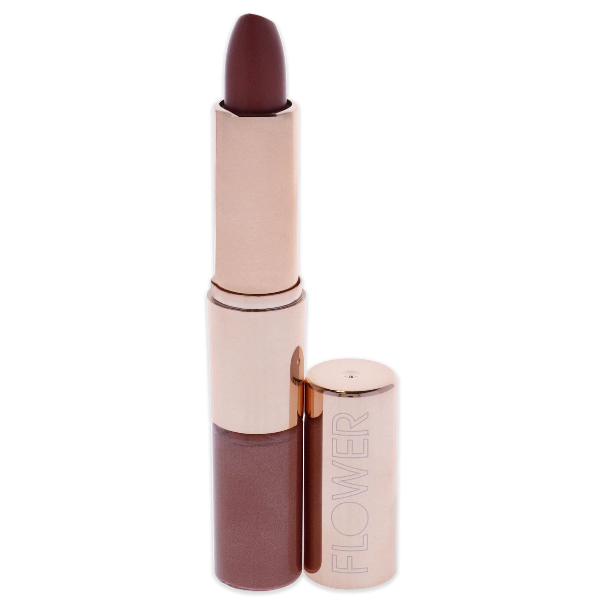 Mix N Matte Lip Duo - LD2 Honey Nude by Flower Beauty for Women - 1 Pc 0.12 oz Lipstick, 0.19 oz Lip Gloss, Brown, alternate image number 1
