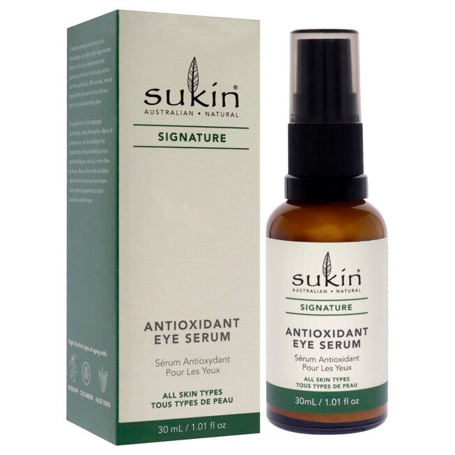 Signature Antioxidant Eye Serum by Sukin for Women - 1.01 oz Serum, NA, alternate image number null