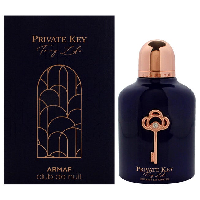 Club De Nuit Private Key To My Life by Armaf for Men - 3.4 oz Extrait De Parfum Spray, NA, hi-res image number null