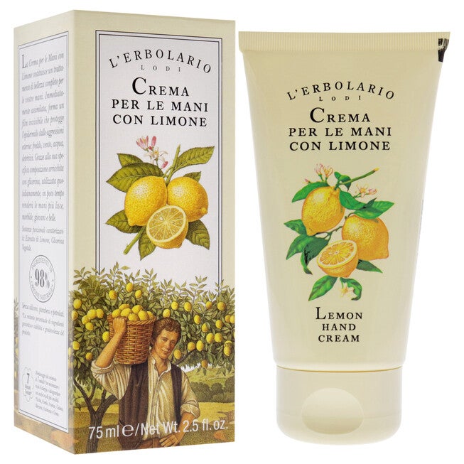 Hand Cream - Lemon by LErbolario for Unisex - 2.5 oz Cream, , alternate image number null