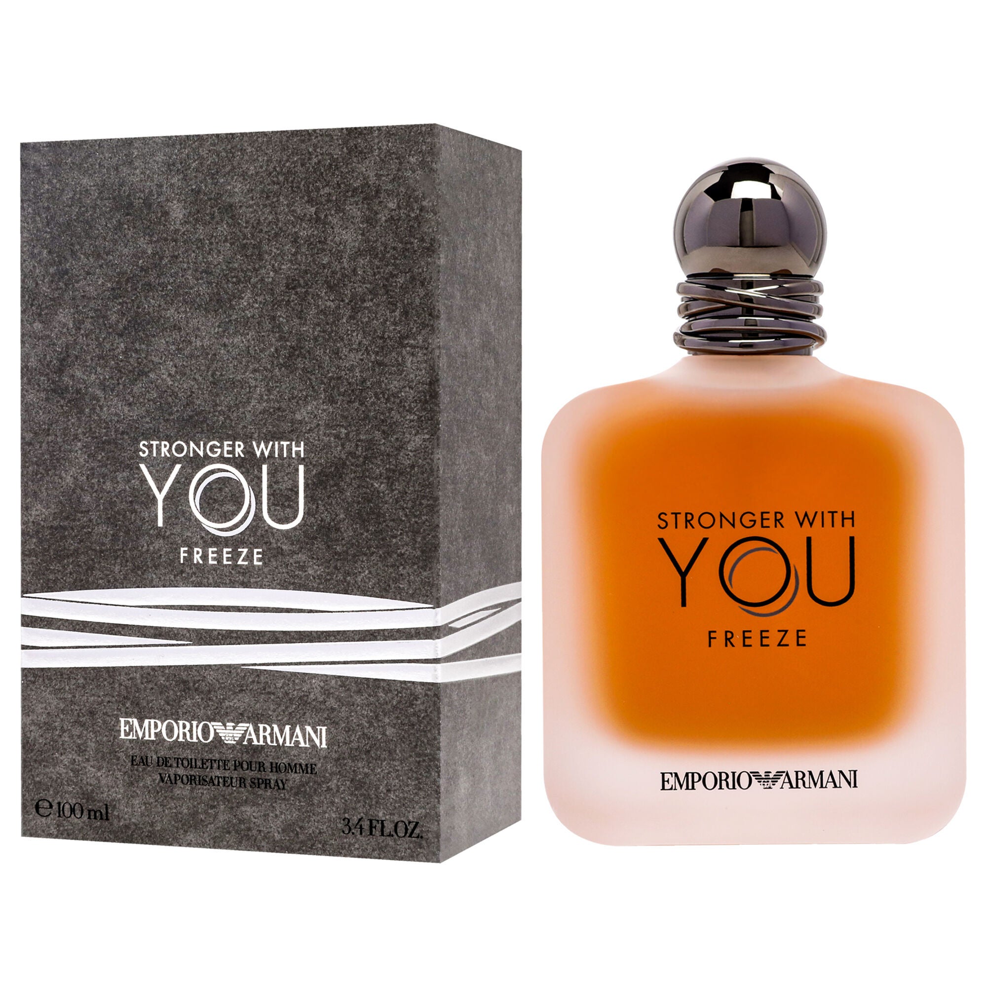 Emporio Armani Stronger With You Freeze by Giorgio Armani for Men - 3.4 oz EDT Spray, See Description, alternate image number 3