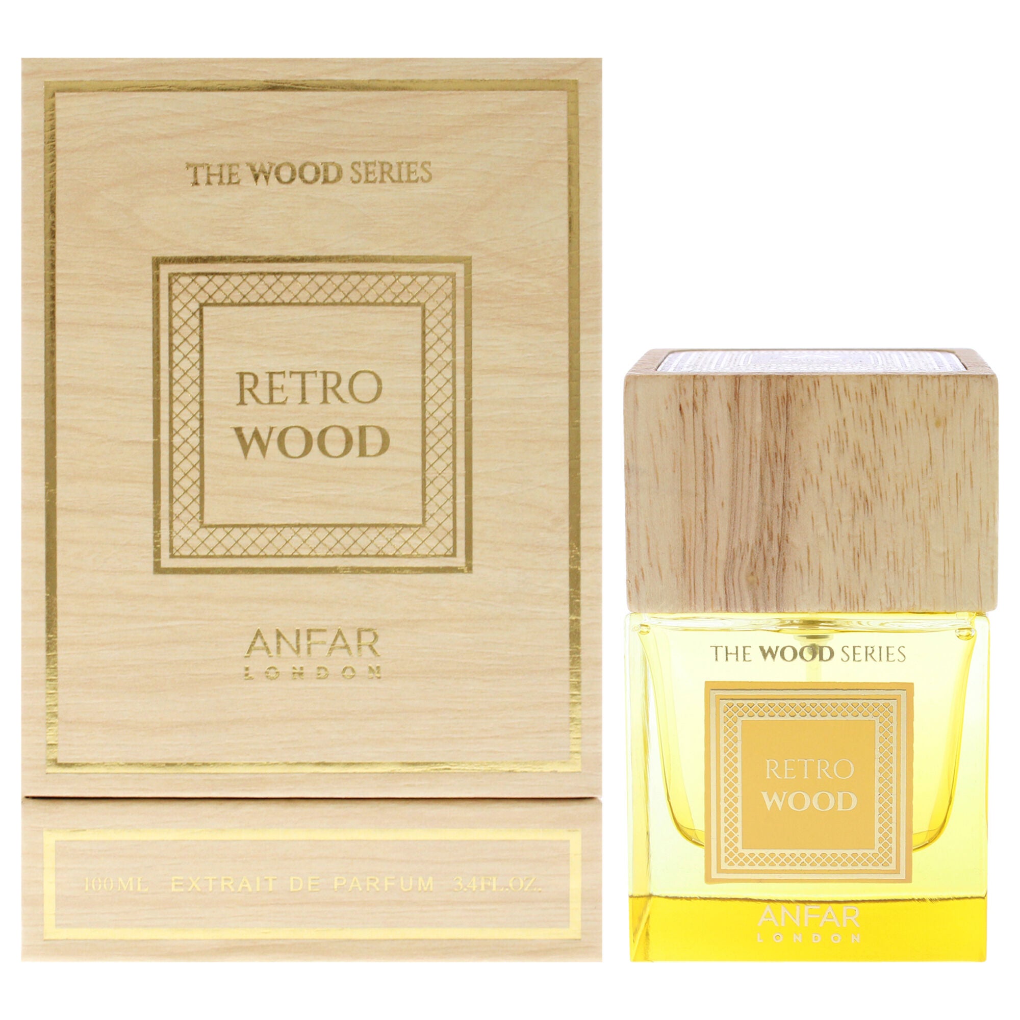 Anfar Retro Wood by Anfar for Unisex - 3.4 oz Extrait De Parfum Spray, See Description, hi-res image number 0