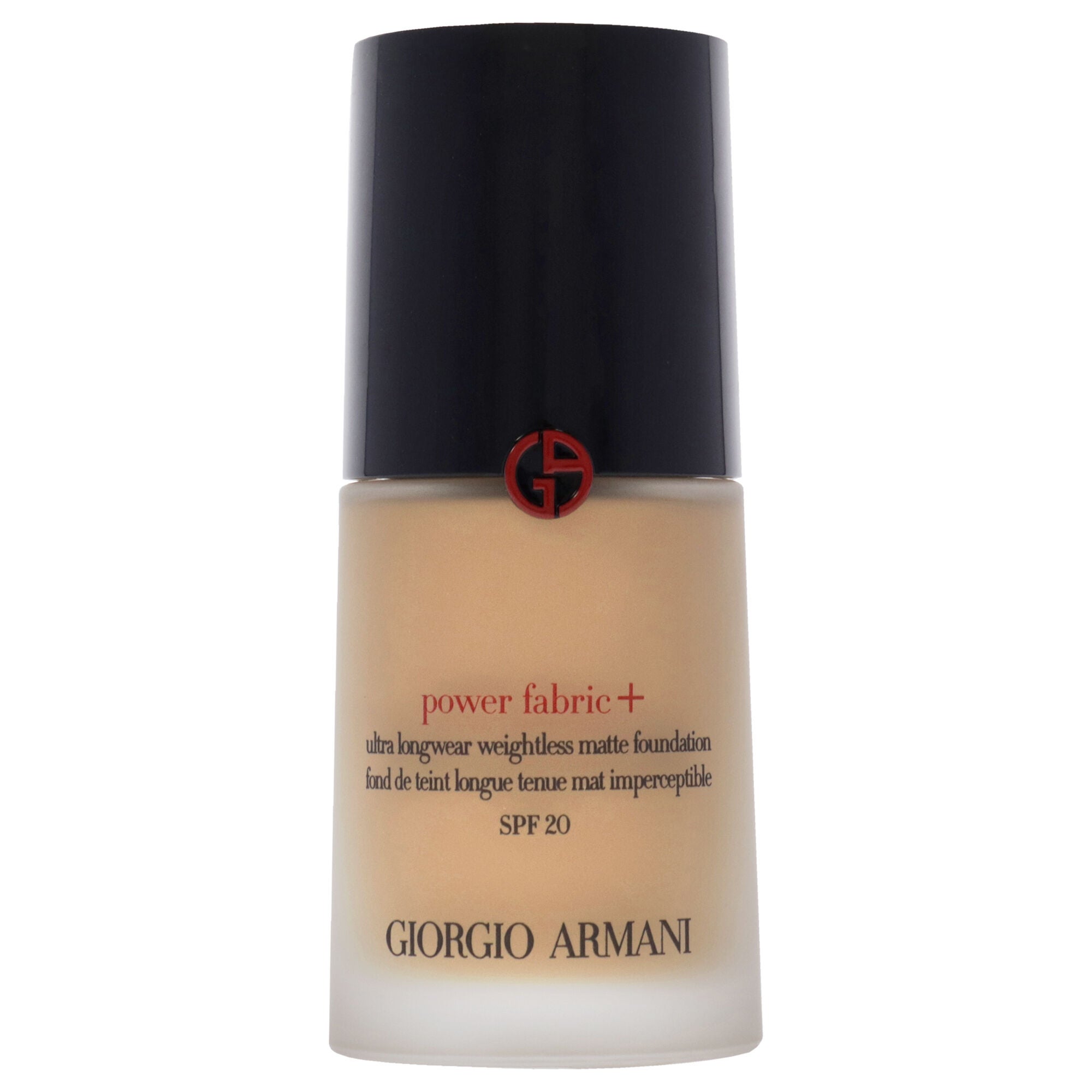 Power Fabric Plus Ultra Longwear Matte Foundation SPF 20 - 6 Medium With Olive by Giorgio Armani for Women - 1 oz Foundation, See Description, alternate image number 4