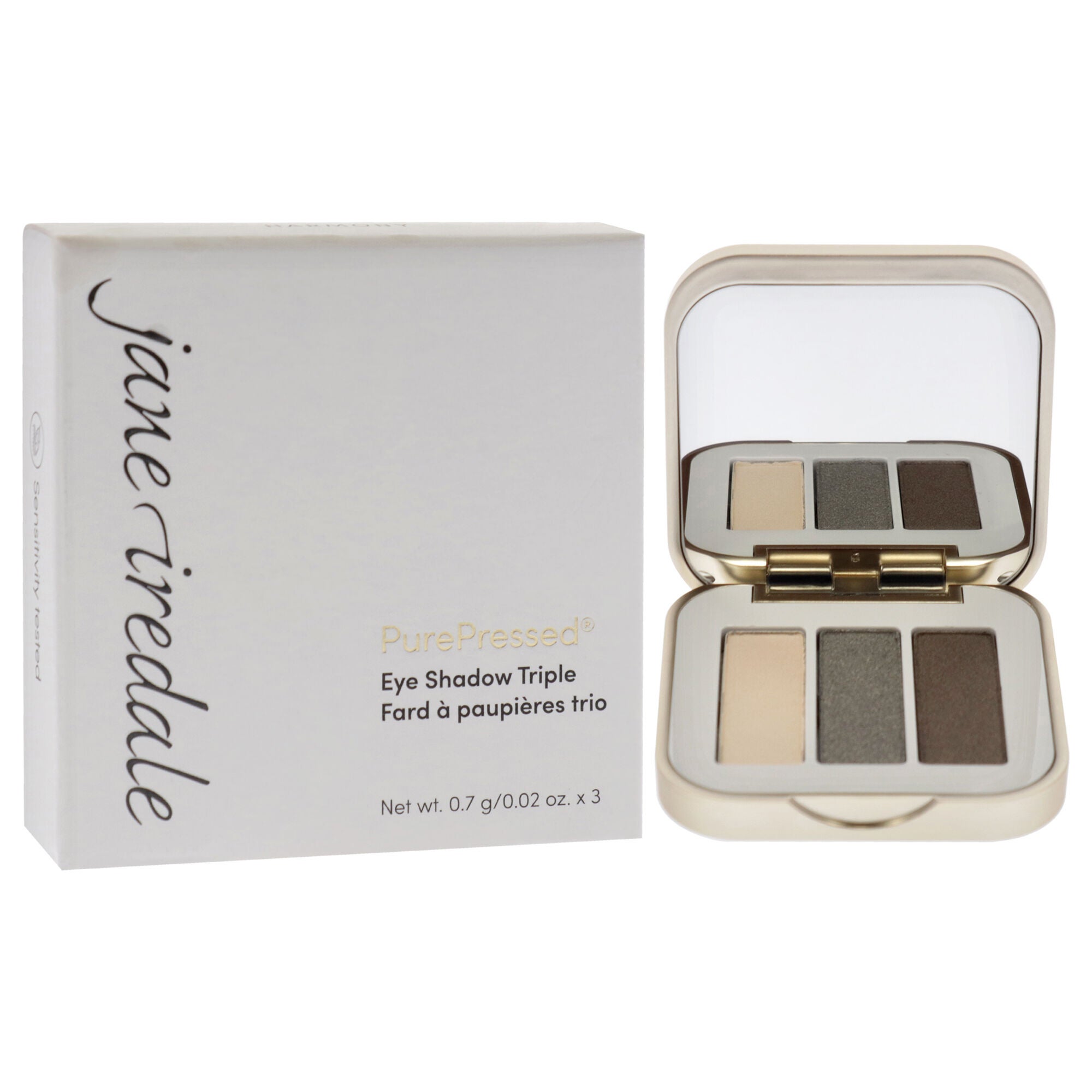 PurePressed Eyeshadow Triple - Harmony by Jane Iredale for Women - 0.06 oz Eye Shadow, See Description, alternate image number 2