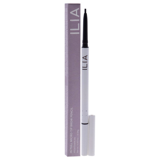 In Full Micro-Tip Brow Pencil - Soft Black by ILIA Beauty for Women - 0.003 oz Eyebrow Pencil, NA, alternate image number null